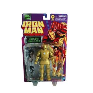 Marvel Legends Series Comics Iron Man Model 01-Gold 6" Action Figure